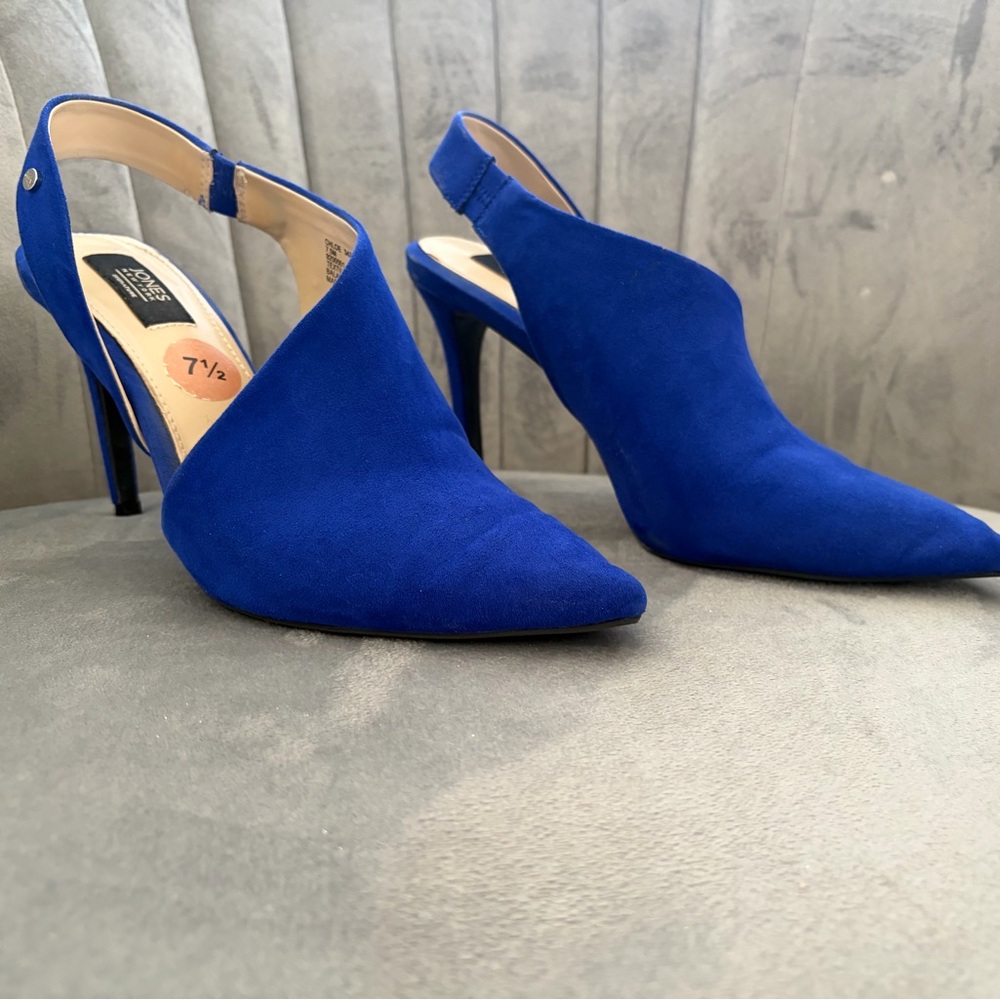 Jones New York Royal Blue Slingback Heels